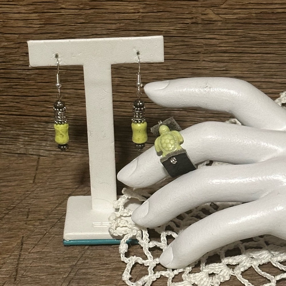 Handmade Ring & Earrings Set
